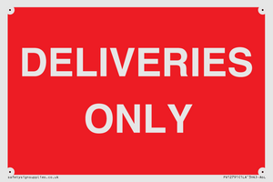 DELIVERIES ONLY